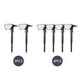 thumbnail image 2 of Irfora 4PCS Foco solar LED Ajustable 2 en 1 Luces de estaca de paisaje Luz de pared Luces impermeables al aire libre para patio Pasarela Lámpara de decoración de patio Blanco cálido y blanco Irfora Trajes de lámpara al aire libre, 2 of 7