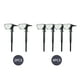 thumbnail image 2 of Irfora 4PCS Foco solar LED Ajustable 2 en 1 Luces de estaca de paisaje Luz de pared Luces impermeables al aire libre para patio Pasarela Lámpara de decoración de patio Blanco cálido y blanco Irfora Trajes de lámpara al aire libre, 2 of 7
