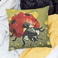 thumbnail image 2 of BANET Square Throw Pillow Covers Water Droplets Design Pillow Cases Decorative for Home Bedroom Sofa Pillowcases Standard 18x18in, 2 of 5