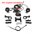thumbnail image 1 of Electric Bike 12V-72V Dual Headlights Front Rear Turn Signal Light Ebike Conversion Kits DIY Custom Version, 1 of 7