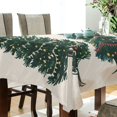 thumbnail image 5 of Yayeee Tablecloths 54" x 54" Rectangle Wrinkle Resistant Party Table Cover, Hand Drawn Christmas, 5 of 8