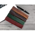 thumbnail image 4 of Estuche de cuero genuino hecho a mano para bolígrafo, funda para pluma estilográfica, funda Vintage (café), 4 of 4
