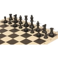 thumbnail image 6 of Standard Club Easy-Carry Plastic Chess Set - Black & Ivory Pieces with Vinyl Rollup Board - Black, 6 of 8
