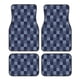 thumbnail image 1 of Fotbe Blue Gingham Buffalo Check Juego de 4 Tapetes para Auto con Estampado – Alfombrillas de Goma Reforzada, Diseño Antideslizante, Protección para Todo el Año – Vehículos, Autos, Camionetas y SUVs, 1 of 7