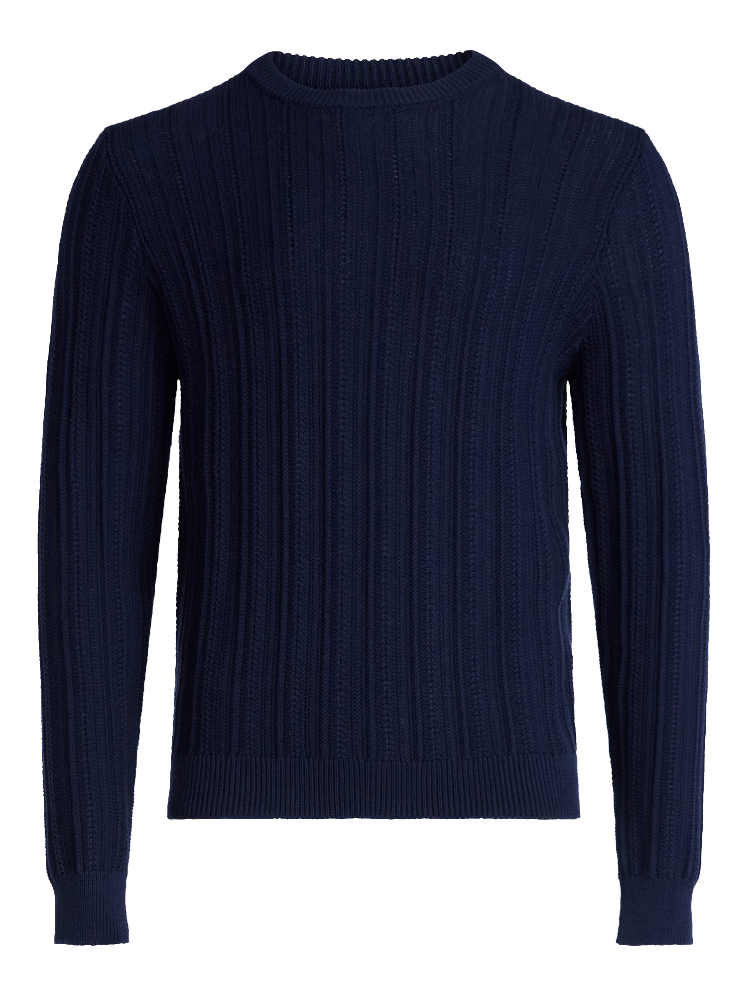 Free Assembly Men's Long Sleeve Crewneck Textured Sweater, Sizes S-3XL