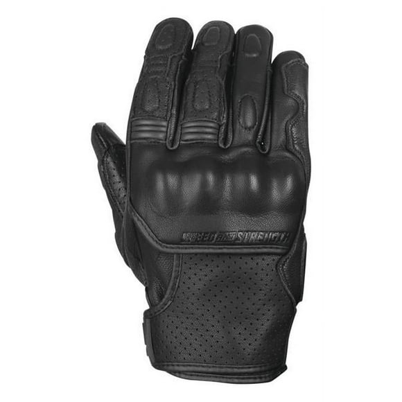 Speed & Strength 892333 Mens Twist of Fate Leather Glove, Black - Extra Large