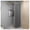 Gray, variant on C-shaped freestanding metal fitting room, partition privacy protection curtain kit, with shading curtain for clothing stores