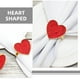 thumbnail image 5 of Juego de 6 servilleteros con forma de corazón, servilleteros de amor para fiestas de mesa, fiestas de cumpleaños, bodas, Año Nuevo, adornos de servilleta de Acción de Gracias, 5 of 5