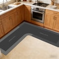 thumbnail image 5 of Tyidzon L-Shaped Corner Kitchen Mats for Floor Memory Foam Non-Slip Washable Absorbent Oil-Resistant Kitchen Rug, 47X47X18 inch, 5 of 7