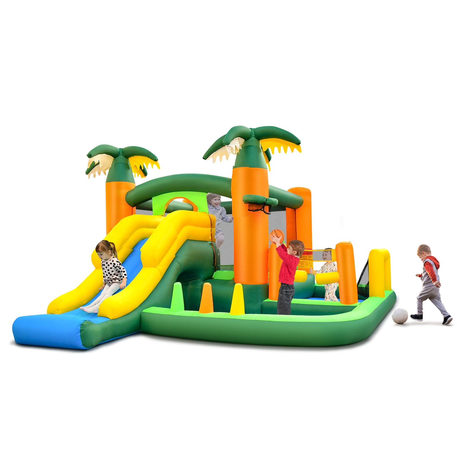 Infans Tropical Inflatable Bounce Castle 8in1 Giant Jumping House