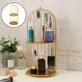 thumbnail image 3 of GUOOL Bird Cage Shape Desktop Organizer Makeups Bathroom Storage Rack Makeup Organizer 20x46cm, 3 of 9