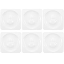 landege 1 Set 6Pcs Cabinet Door Bumpers Wall Shield Practical Door Handle Bumpers ( Transparent )