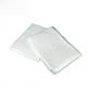 thumbnail image 2 of Bolsa de basura de plástico de boca plana desechable para hotel, bolsa de embalaje gruesa con cordón transparente para hotel, 2 of 4