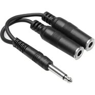 Monoprice Gold Plated 1/4in Male to 3.5mm Female Audio Headphone Stereo ...