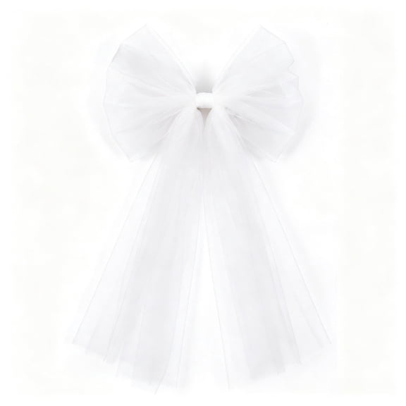 2026 Christmas Home Party Decoration Sheer Bow Decoration With Flowing Mesh Ribbons Suitable For Christmas Trees Wedding Parties And Home Decor Christmas Celebration Party Supplies