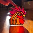 thumbnail image 4 of Gallo Colgante Acrílico Ganfancp adorno Decoración de Escritorio Luz Catching, 4 of 5