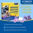 thumbnail image 2 of 24 pack laundry detergent, pet hair relief tablets - safe, septic safe, lavender scent, 1 year supply, pet-friendly detergent for top load/ front load washing machines, 2 of 4