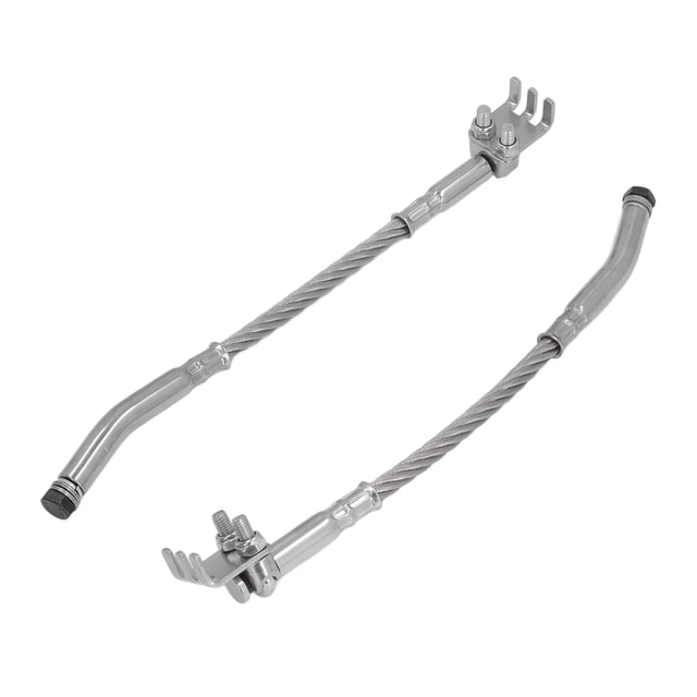 Rascadores De Hielo Para Motos De Nieve, Fácil De Colocar, Agarre Mejorado, Rascadores Universales Para Nieve Y Hielo, Cable De Carburo Derecho Izquierdo 1201DF Para Motos De