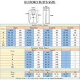 thumbnail image 5 of Trajes para hombre, ajuste regular, 3 piezas, esmoquin ajustado, chaleco, pantalones, chal, solapa, cachemir, conjunto de trajes para hombre para boda (morado, L) JAMW Sencillez, 5 of 5