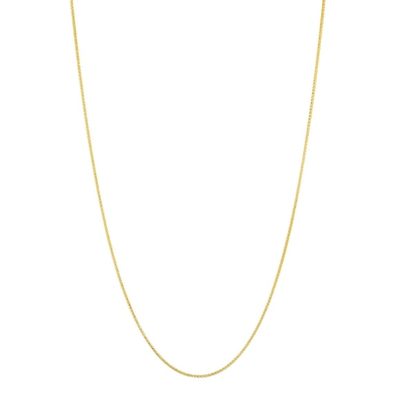 14k Solid Yellow Gold Round Diamond Cut Wheat Chain & Necklace 1.2mm Thick-18" Inch's