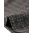 thumbnail image 5 of Falda midi Allegra K con abertura en la espalda y cremallera alta estampado de cuadros Gris oscuro XL, 5 of 5