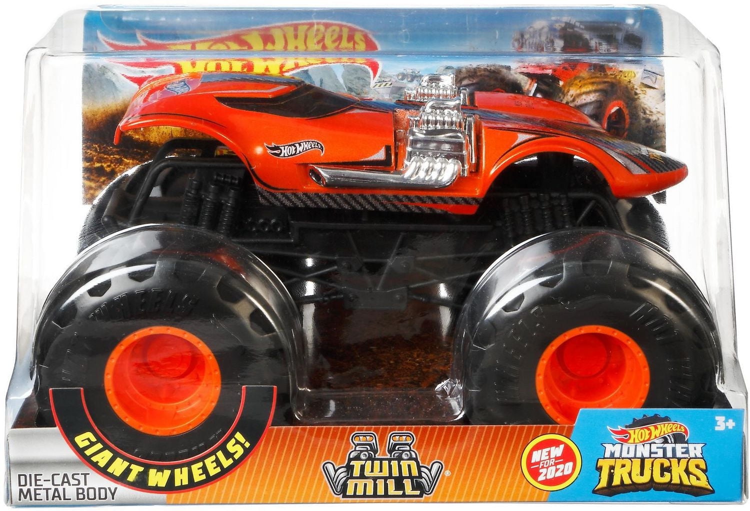 Hot Wheels Monster Trucks 1:24 Scale Twin Mill