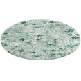 thumbnail image 4 of Floral Colorful Flower Floral Medallion Round Rug - Small Round Area Rug, Soft Non-Slip Machine Washable Bedroom Mat Indoor Accent Entry Carpet for Office Desk Dorm Hallway, 4 of 6