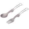 thumbnail image 1 of Camping Cutlery Set, Portable  Spoon Fork Exquisite  For Office For Picnic, 1 of 8
