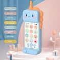 thumbnail image 4 of Lunxisen 4 pcs Baby Dinosaur Cell Phone Toy Removable Soft Teether Case, Lights, Music Adjustable Volume Kids Play Learn Pretend Phone Infant Toddler, 4 of 8