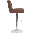 thumbnail image 5 of Ravello Contemporary Adjustable Height Barstool with Accent Nail Trim in Beige Fabric, 5 of 5