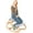 Gray Flannel, variant on Ergonomic Office Kneeling Chair,Wooden Posture Knee Desk Chair for Work,Yoga Rocking Chairs for Relieve Back Pain,Kneel Adjustable Chair for Gaming,Home