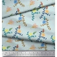 thumbnail image 3 of Soimoi polyester Crepe Fabric Leaves & Floral Artistic Print Sewing Fabric Yard 52 Inch Wide, 3 of 3
