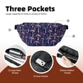 thumbnail image 2 of Sigee Floral Hippie Mushrooms for Multi-functional Belt Bag for Men and Women With Adjustable Strap For Travel Running Hiking, 2 of 8
