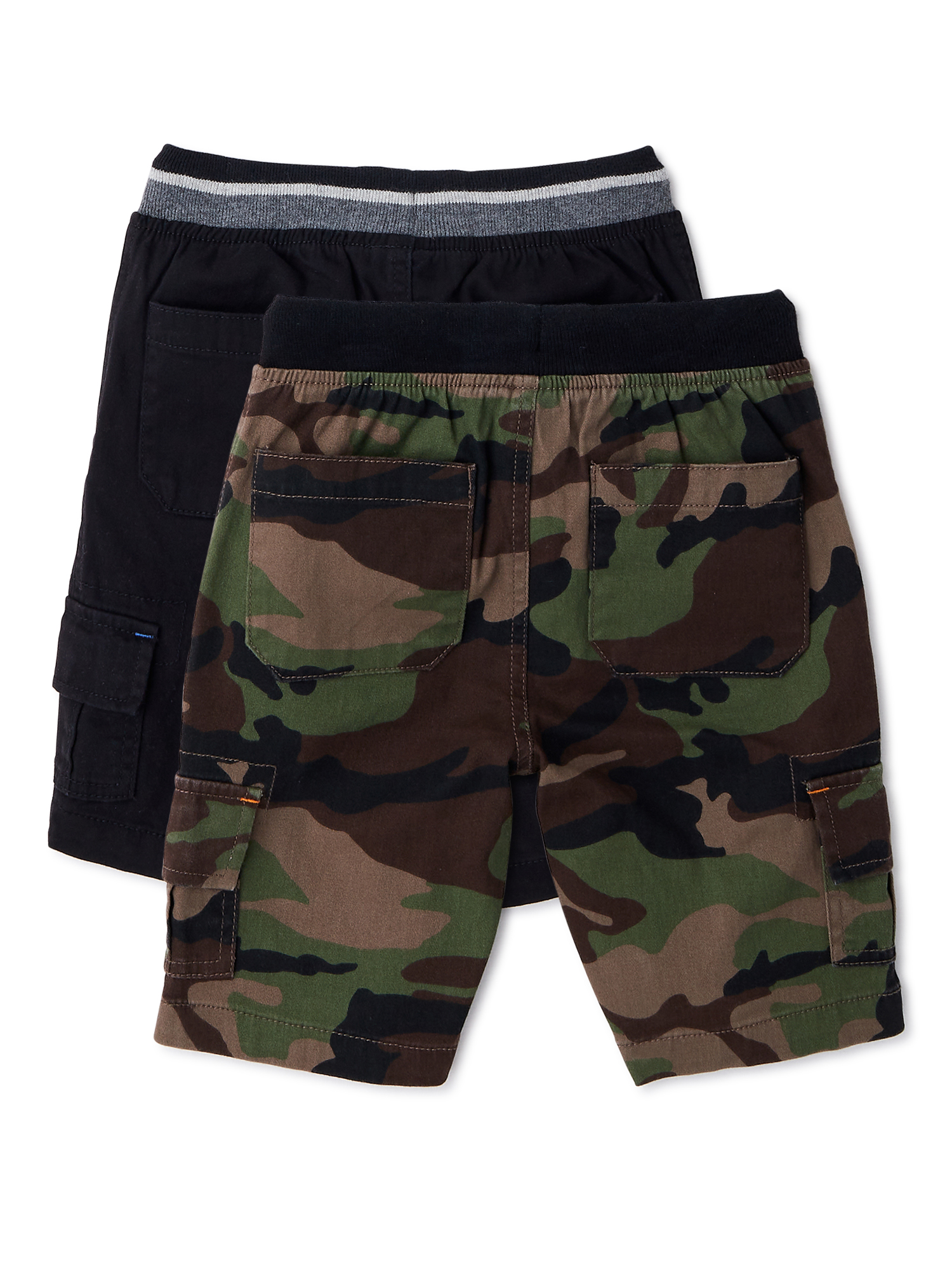 Wonder Nation Boys Cargo Shorts, 2-Pack, Sizes 4-18 & Husky - image 3 of 3