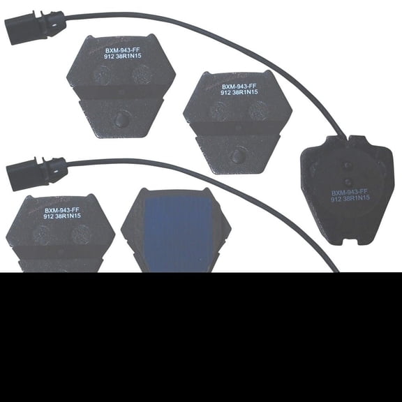 STOP SBM912 Stop Semi-Metallic Brake Pad Fits select: 2002,2004-2005 VOLKSWAGEN PASSAT