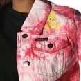thumbnail image 3 of Members Only Women's Bull Denim Looney Tunes Trucker Jacket Pink L, 3 of 6