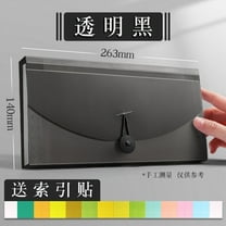 Receipt Holder Card Organizer 13-pocket Accordion File Organizer Expandable Folder Flashcard Wallet For Document Money Saving Office Organization