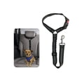 thumbnail image 1 of Cinturón de seguridad para perros Cinturón de seguridad para coche para mascotas Restricción del reposacabezas Ajustable Reflectante Elástico Conectar Arnés para perros-Negro, 1 of 6