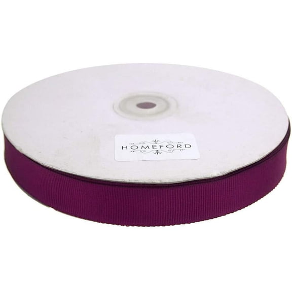 Solid Grosgrain Ribbon, 5/8-Inch, 50 Yards, Wine
