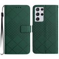 thumbnail image 2 of For Samsung Galaxy S21 Ultra Wallet Case with RFID Blocking Card Slots Holder Premium PU Leather Magnetic Kickstand Shockproof Wrist Strap Removable Flip Protective Cover, Green, 2 of 9