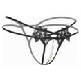 thumbnail image 5 of Fvwitlyh Lingerie Sexy Pendentif Dame Perle String V-String Culottes Taille Basse sous-Vêtements, 5 of 5