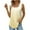 Yellow, variant on 50% Off Clear! Viikei Tank Tops for Women Plus Size Women's Fashion Solid Color Square-neck Comfortable Loose T-shirt Sleeveless Blouse Casual Tops