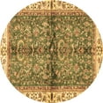 thumbnail image 1 of Ahgly Company Indoor Round Oriental Brown Traditional Area Rugs, 8' Round, 1 of 4
