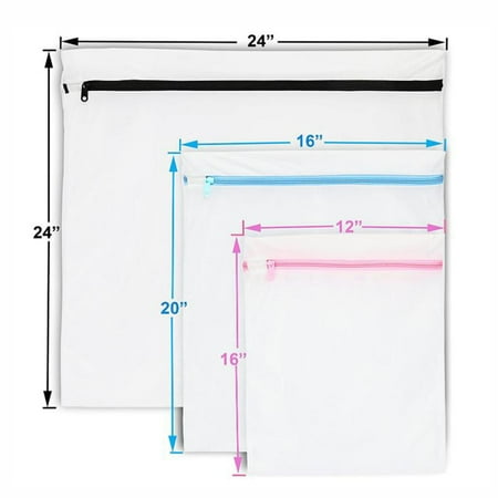 

5 Pack - SimpleHouseware Laundry Mesh Wash Bag for Bra Lingerie