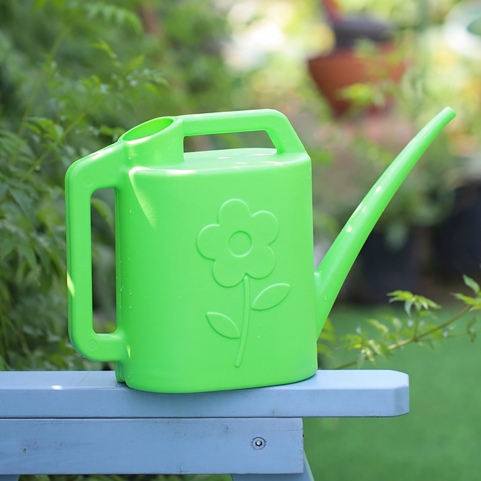 1 Gallon Watering Can - Extra Long Spout Design for Precise Watering, Durable & Lightweight for Houseplants, Garden Flowers, Vegetables & Outdoor Use