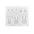 thumbnail image 2 of Rongfmy 9 Designs DIY jewelry tool Silicone mould Rabbit flowers pendant earring making, 2 of 9