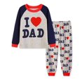 thumbnail image 1 of Ropa de dormir para niños, pijamas para bebés y niñas, ropa de Navidad para niños, camiseta de manga larga + Pantalones, Pijama de algodón de 2 a 7 años P05, 1 of 4