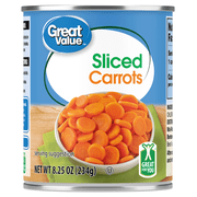 Great Value Sliced Carrots, 8.25 oz Can