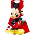 thumbnail image 2 of Disney Minnie Mickey Mouse 3D estampado niñas vestido Casual lindo cumpleaños fiesta verano Minnie Mickey Comfort princesa Dress6T Gao Jinjia LED, 2 of 2