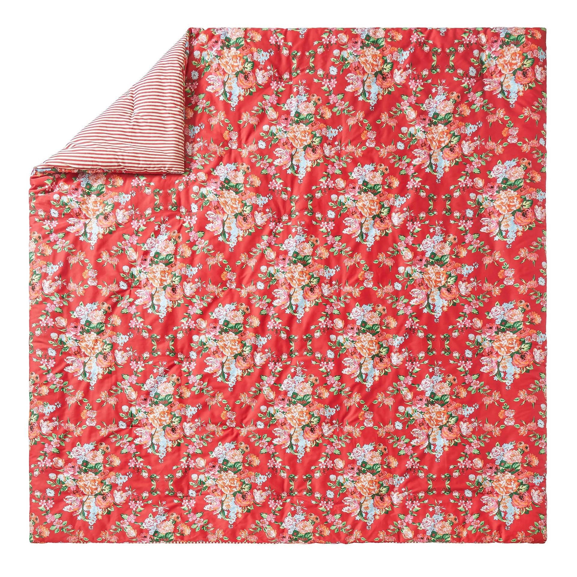 Garden Society 2-Piece Floral Reversible Comforter Set - Twin/Twin XL, All Ages